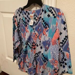 3/4 length sleeve with multi colors